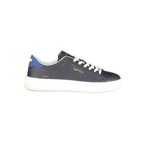 Gas Blue Polyurethane Men Men's Sneaker